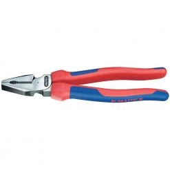 8 in. High Leverage Combination Pliers with Comfort Grip Handles by KNIPEX