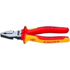 8 in. High Leverage Cross Cut Insulated Combination Pliers by KNIPEX