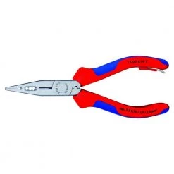 6-1/4 in. 4-in-1 Electrician Pliers with Dual-Component Comfort Grips and Tether Attachment by KNIPEX