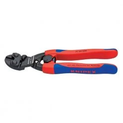 8 in. Angled High Leverage Cobolt Comfort Grip Cutting Pliers by KNIPEX