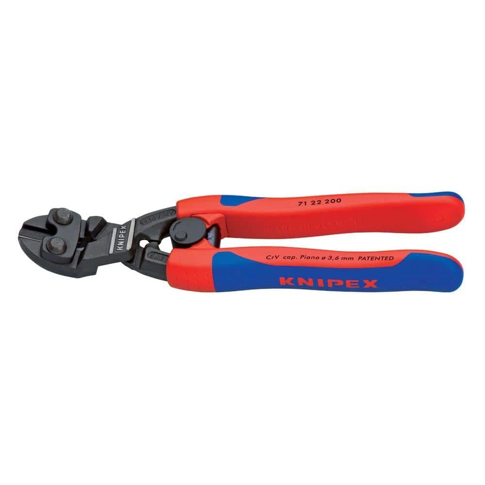 8 in. Angled High Leverage Cobolt Comfort Grip Cutting Pliers by KNIPEX 1 8 in. Angled High Leverage Cobolt Comfort Grip Cutting Pliers by KNIPEX