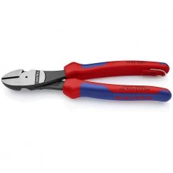 8 in. High Leverage Diagonal Cutting Pliers with Dual Component Comfort Grip and Tether Attachment by KNIPEX -KNIPEX Sales Store knipex all trades cutting pliers 74 02 200 t bka 4f 1000