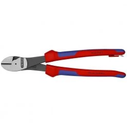 10 in. H Leverage Diagonal Cutters with Dual Comfort Grips and Tether Attachment by KNIPEX 10 10 in. H Leverage Diagonal Cutters with Dual Comfort Grips and Tether Attachment by KNIPEX -KNIPEX Sales Store knipex all trades cutting pliers 74 02 250 t bka 4f 1000