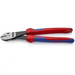 10 in. H Leverage Diagonal Cutters with Dual Comfort Grips and Tether Attachment by KNIPEX