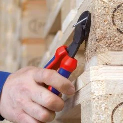 8 in. High Leverage Angled Diagonal Comfort Grip Cutting Pliers by KNIPEX -KNIPEX Sales Store knipex all trades cutting pliers 74 22 200 31 1000