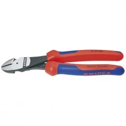 8 in. Angled High Leverage Diagonal Cutting Pliers by KNIPEX