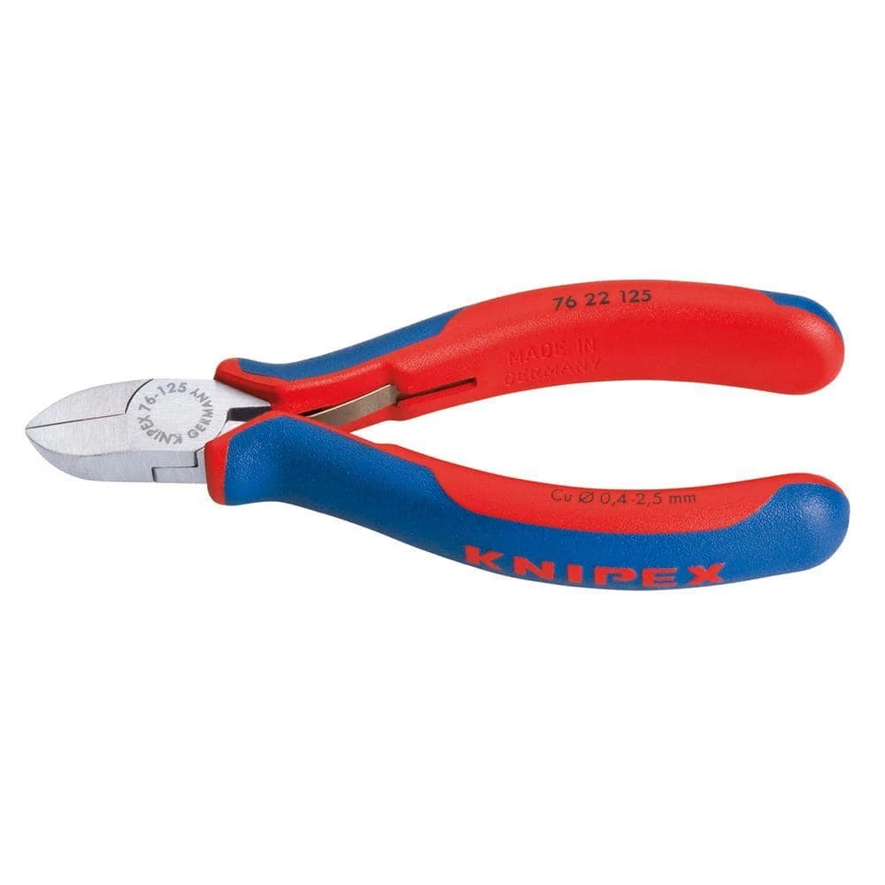 5 in. Electronics Diagonal Cutters with Comfort Grip by KNIPEX 1 5 in. Electronics Diagonal Cutters with Comfort Grip by KNIPEX