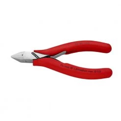 4-1/2 in. Electronics Diagonal Cutters with Pointed Head and Flush Cut by KNIPEX