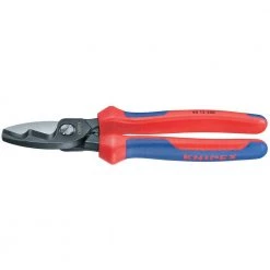 8 in. Cable Shears with Comfort Grip Handles by KNIPEX