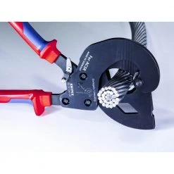 13-25/64 in. ACSR Cable Cutter with Ratchet Action by KNIPEX -KNIPEX Sales Store knipex all trades cutting pliers 95 32 340 sr us 4f 1000