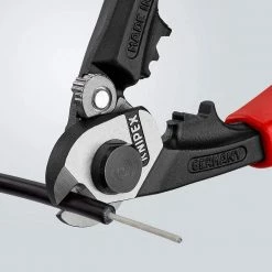 7.5 in. Wire Rope Cutters with Comfort Grip Handles by KNIPEX -KNIPEX Sales Store knipex all trades cutting pliers 95 62 190 4f 1000