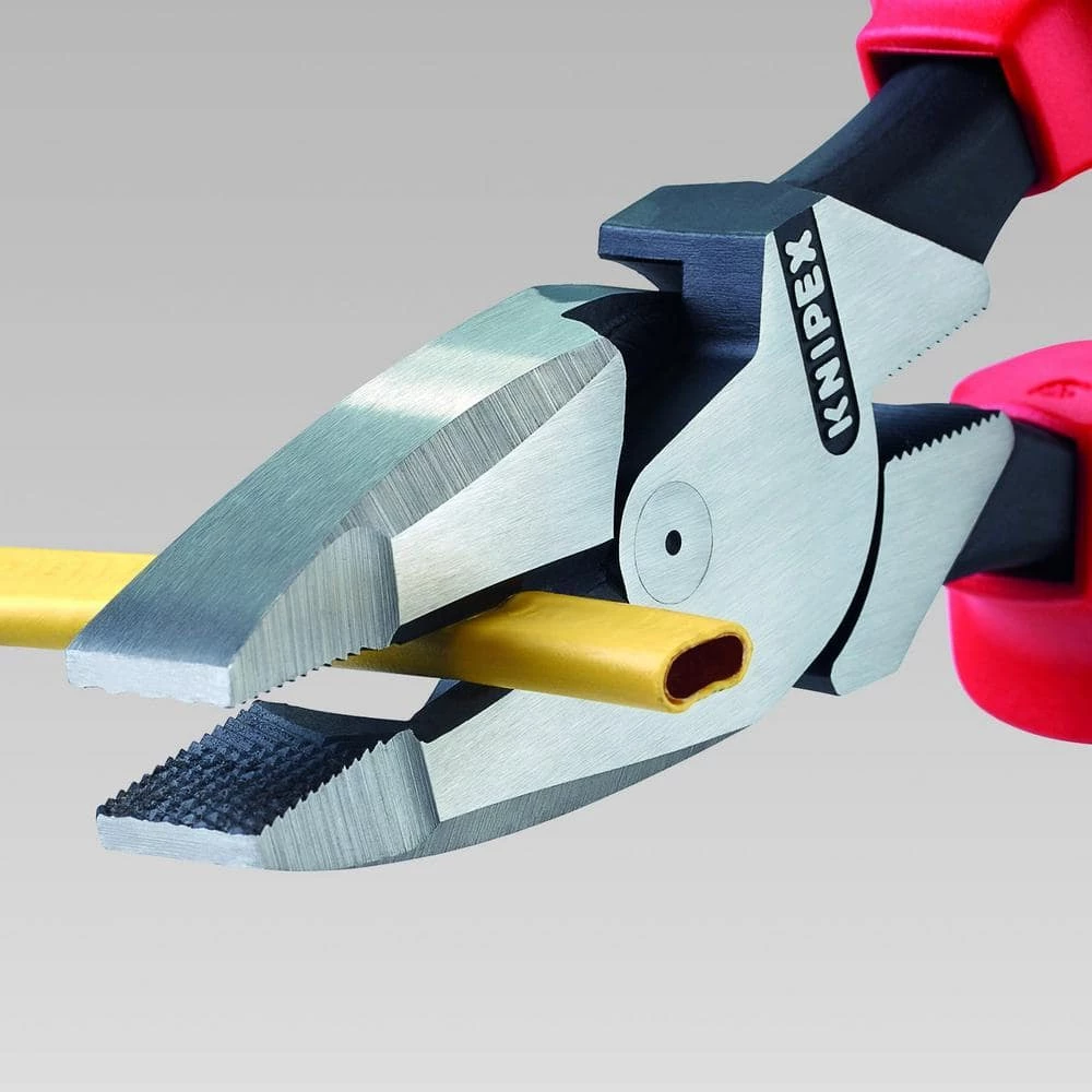 9-1/4 in. High Leverage New England Head Lineman Pliers by KNIPEX 4 9-1/4 in. High Leverage New England Head Lineman Pliers by KNIPEX - Image 4