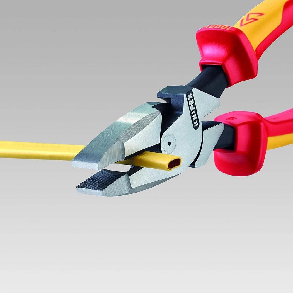 9-1/4 in. High Leverage Lineman New England 1,000-Volt Insulated Head Pliers by KNIPEX 4 9-1/4 in. High Leverage Lineman New England 1,000-Volt Insulated Head Pliers by KNIPEX - Image 4