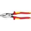 9-1/4 in. High Leverage Lineman New England 1,000-Volt Insulated Head Pliers by KNIPEX