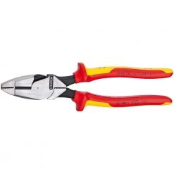 9-1/4 in. High Leverage Lineman New England 1,000-Volt Insulated Head Pliers by KNIPEX
