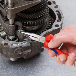 6 in. Long Nose Pliers with Cutter and Comfort Grip Handles by KNIPEX 7 6 in. Long Nose Pliers with Cutter and Comfort Grip Handles by KNIPEX -KNIPEX Sales Store knipex all trades needle nose pliers 25 02 160 4f 1000