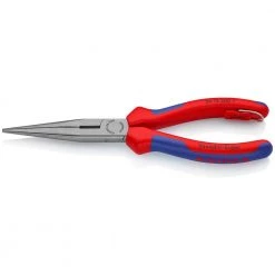 8 in. Long Nose Pliers with Dual-Component Comfort Grips and Tether Attachment by KNIPEX