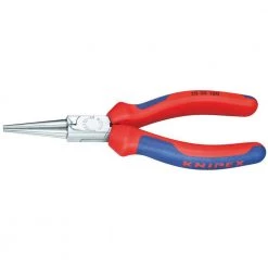 6-1/4 in. Round Tips Long Nose Pliers with Comfort Grip by KNIPEX