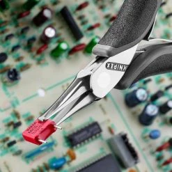 4-1/2 in. ESD Electronics Pliers by KNIPEX -KNIPEX Sales Store knipex all trades needle nose pliers 35 12 115 esd 4f 1000