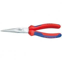 8 in. Long Nose Pliers with Comfort Grip by KNIPEX