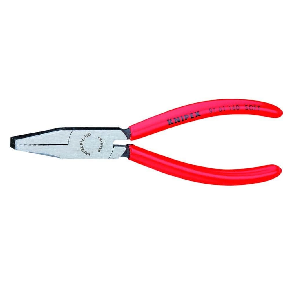 6-1/4 in. Glass Flat Nose Trimming Pliers by KNIPEX 1 6-1/4 in. Glass Flat Nose Trimming Pliers by KNIPEX