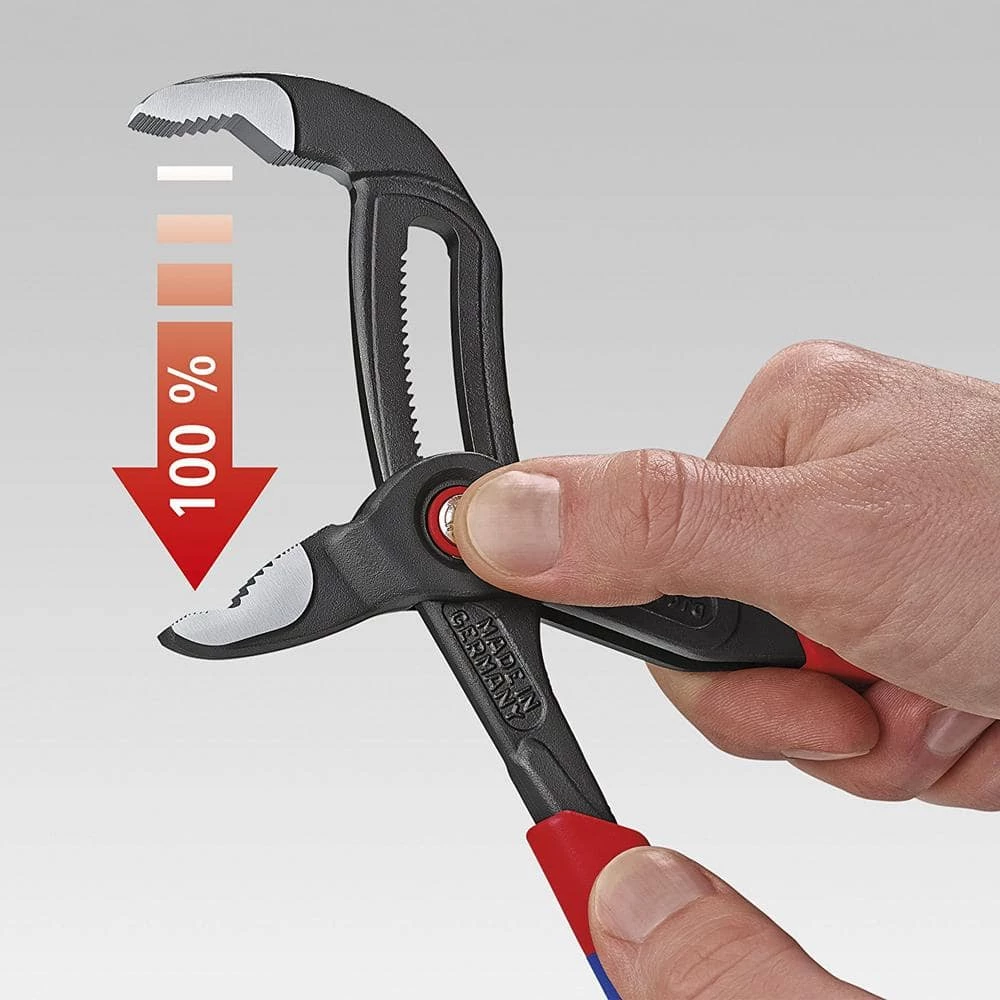 Cobra Series 10 in. QuickSet Water Pump Pliers with Multi-Component Comfort Grip by KNIPEX 3 Cobra Series 10 in. QuickSet Water Pump Pliers with Multi-Component Comfort Grip by KNIPEX - Image 3