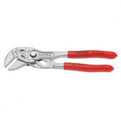 Heavy Duty Forged Steel 6 in. Pliers Wrench with Nickel Plating by KNIPEX