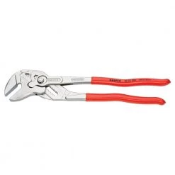 Heavy Duty Forged Steel 12 in. Pliers Wrench with Nickel Plating by KNIPEX