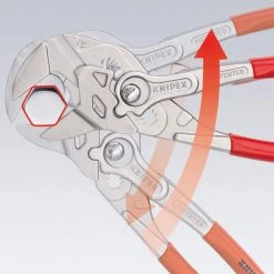 16 in. Heavy Duty Forged Steel XL Pliers Wrench by KNIPEX -KNIPEX Sales Store knipex all trades tongue groove pliers 86 03 400 us 1f 1000
