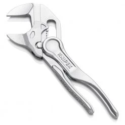 Pliers Wrench XS, 4", Bare Handles, Embossed, Bulk by KNIPEX -KNIPEX Sales Store knipex all trades tongue groove pliers 86 04 100 1f 1000