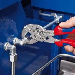 7 in. Pliers Wrench with Comfort Grip Handles by KNIPEX -KNIPEX Sales Store knipex all trades tongue groove pliers 86 05 180 fa 1000