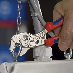 10 in. Pliers Wrench with Dual-Component Comfort Grips and Tether Attachment by KNIPEX 12 10 in. Pliers Wrench with Dual-Component Comfort Grips and Tether Attachment by KNIPEX -KNIPEX Sales Store knipex all trades tongue groove pliers 86 05 250 t bka 44 1000