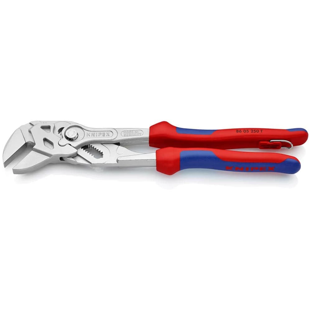 10 in. Pliers Wrench with Dual-Component Comfort Grips and Tether Attachment by KNIPEX 2 10 in. Pliers Wrench with Dual-Component Comfort Grips and Tether Attachment by KNIPEX - Image 2
