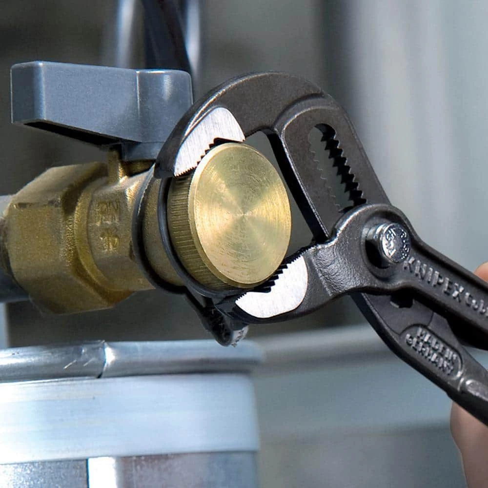 Heavy Duty Forged Steel 12 in. Cobra Pliers with 61 HRC Teeth and Multi-Component Comfort Grip by KNIPEX 2 Heavy Duty Forged Steel 12 in. Cobra Pliers with 61 HRC Teeth and Multi-Component Comfort Grip by KNIPEX - Image 2