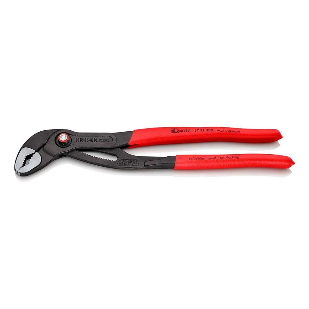 12 in. Cobra Pliers with Quick Set Functionality by KNIPEX 1 12 in. Cobra Pliers with Quick Set Functionality by KNIPEX