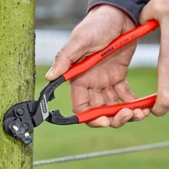 10 in. XL CoBolt Lever Action Bolt Cutters with 64 HRC Cutting Edge by KNIPEX -KNIPEX Sales Store knipex bolt cutters 71 01 250 sba 4f 1000