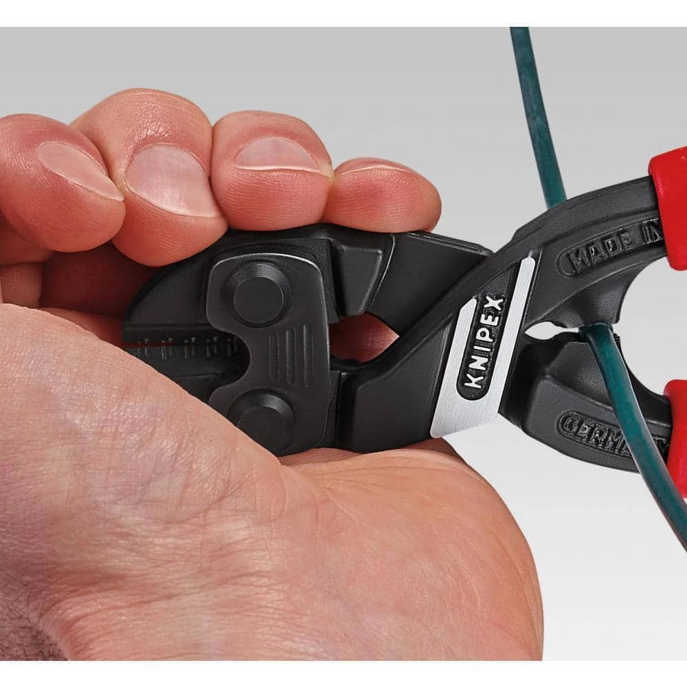 8 in. Cobolt Angeled Head Lever Action Compact Bolt Cutter, 64 HRC Forged Steel by KNIPEX 3 8 in. Cobolt Angeled Head Lever Action Compact Bolt Cutter, 64 HRC Forged Steel by KNIPEX - Image 3