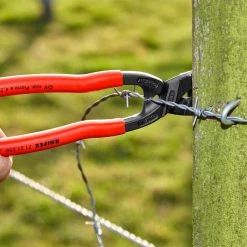 10 in. XL CoBolt Lever Action Bolt Cutters with Notched Blade for Larger Cut Cross-Section by KNIPEX -KNIPEX Sales Store knipex bolt cutters 71 31 250 sba 1f 1000