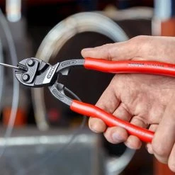 10 in. XL CoBolt Lever Action Bolt Cutters with Notched Blade for Larger Cut Cross-Section by KNIPEX -KNIPEX Sales Store knipex bolt cutters 71 31 250 sba fa 1000