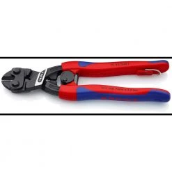 8 in. High Leverage CoBolt Bolt Cutters with Notched Blade Return Spring Comfort Grip and Tether Attachment by KNIPEX