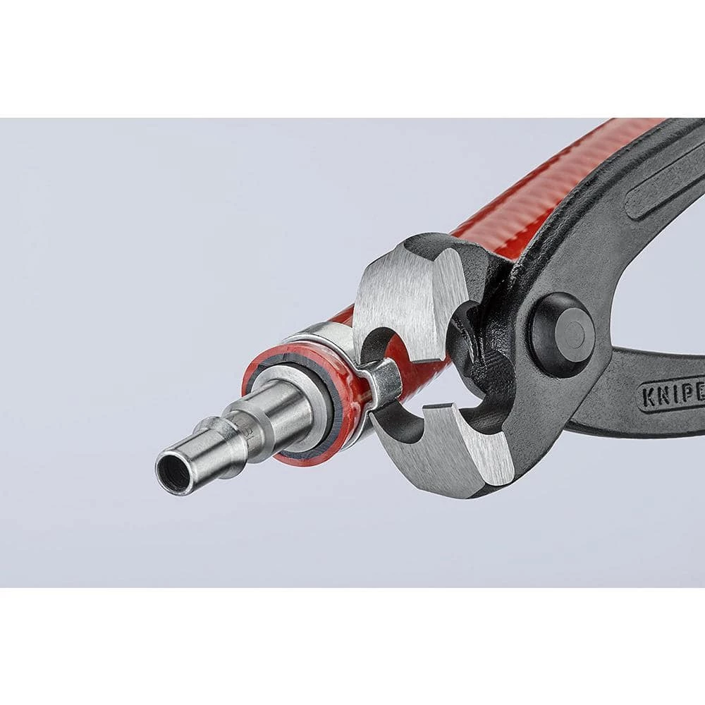 8-3/4 in. Ear Clamp Pliers with Front and Side Crimp Jaws by KNIPEX 2 8-3/4 in. Ear Clamp Pliers with Front and Side Crimp Jaws by KNIPEX - Image 2