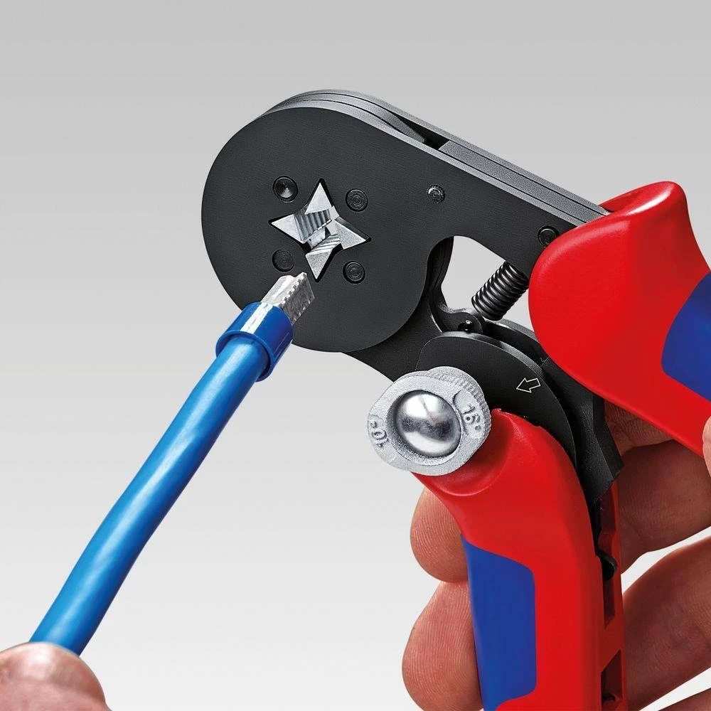 7-1/4 in. Self-Adjusting Crimping Pliers by KNIPEX 2 7-1/4 in. Self-Adjusting Crimping Pliers by KNIPEX - Image 2