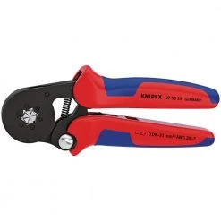 7-1/4 in. Self-Adjusting Crimping Pliers for End Sleeves by KNIPEX