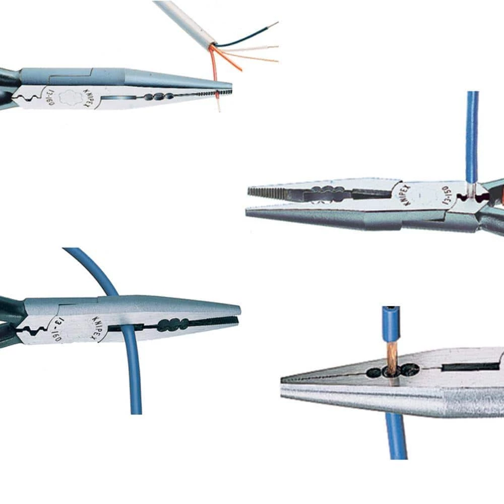 Heavy Duty Forged Steel 4-in-1 Electrician Pliers with 14, 16, and 20 AWG, 60 HRC Cutting Edge and Comfort Grip by KNIPEX 2 Heavy Duty Forged Steel 4-in-1 Electrician Pliers with 14, 16, and 20 AWG, 60 HRC Cutting Edge and Comfort Grip by KNIPEX - Image 2