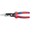 Heavy Duty Forged Steel 6-in-1 Electrical Installation Pliers with Multi-Component Grip by KNIPEX