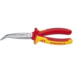 8 in. 1000-Volt Insulated Angled Long Nose Pliers with Cutter by KNIPEX