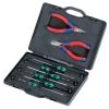 8-Piece Electronics Tool Set ESD in Plastic Case with Molded Foam by KNIPEX