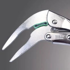 10 in. Angled Long Nose Locking Pliers by KNIPEX -KNIPEX Sales Store knipex locking pliers 41 44 200 4f 1000