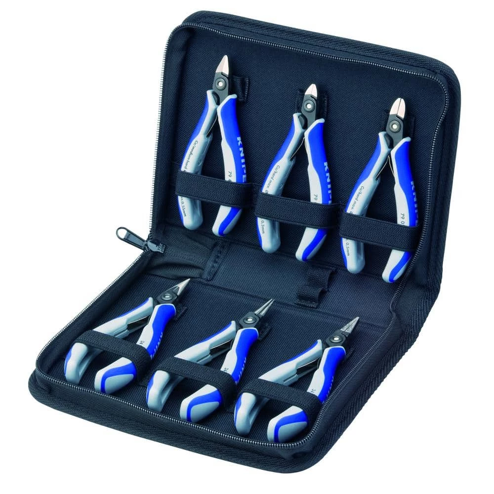 Precision Pliers Set in Zipper Pouch (6-Piece) by KNIPEX 1 Precision Pliers Set in Zipper Pouch (6-Piece) by KNIPEX