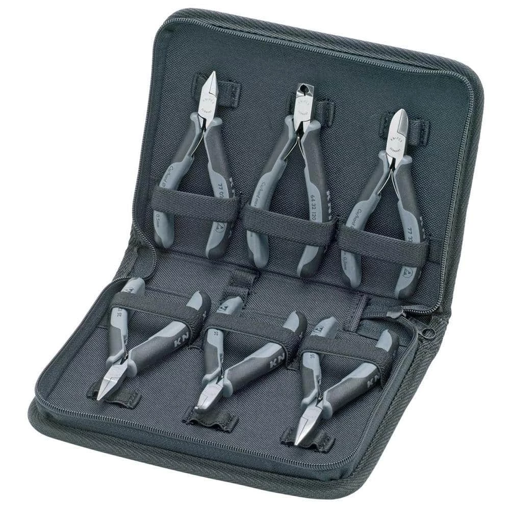 Electronic Pliers Set (6-Piece) by KNIPEX 1 Electronic Pliers Set (6-Piece) by KNIPEX